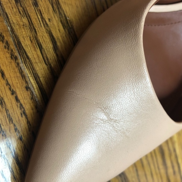 Cole Haan Leather Slingbacks Nude Heels sz 7.5B - Picture 13 of 14